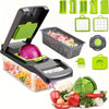 Pro Multifunctional Vegetable Chopper — 16-Piece Set | Cut, Dice, Grate, Shred