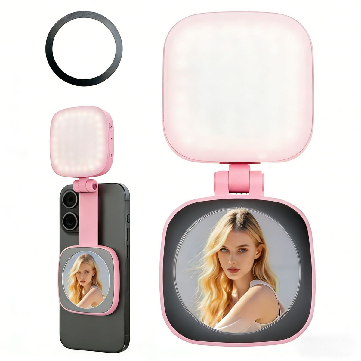 Phone Fill Light with Mirror