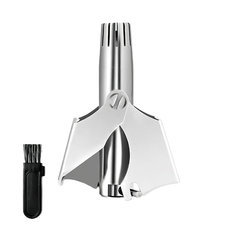 Stainless Steel Manual Nose Hair Trimmer