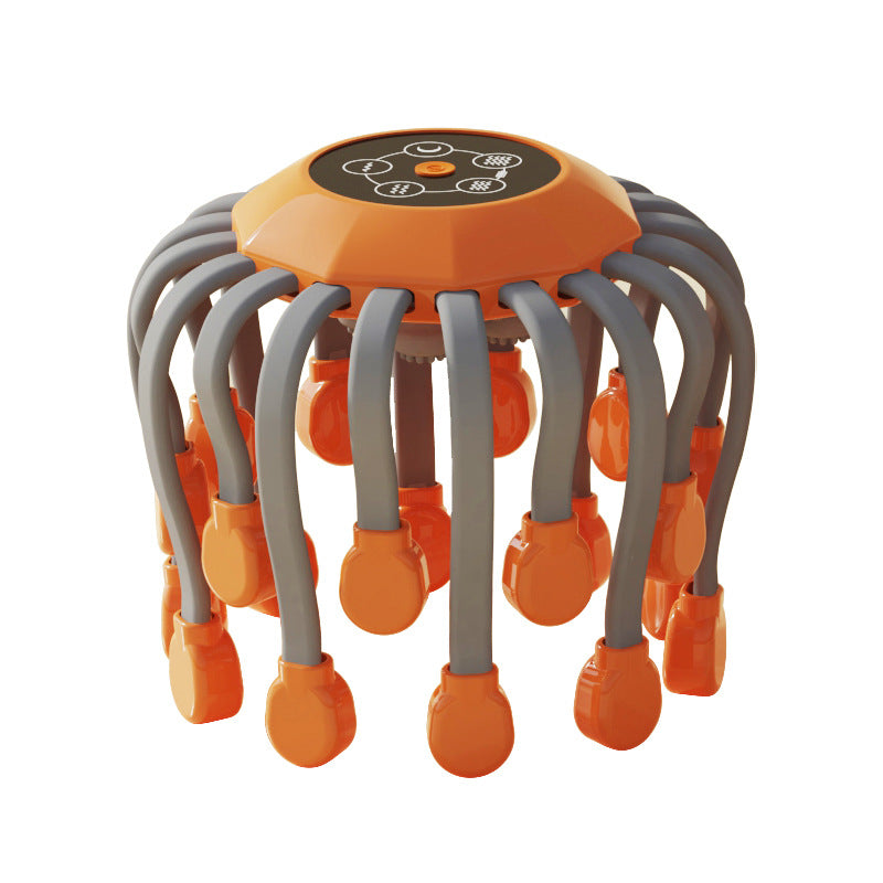 Electric Head Massager with Bluetooth — 20 Scalp Claws | Music Sync | Stress Relief