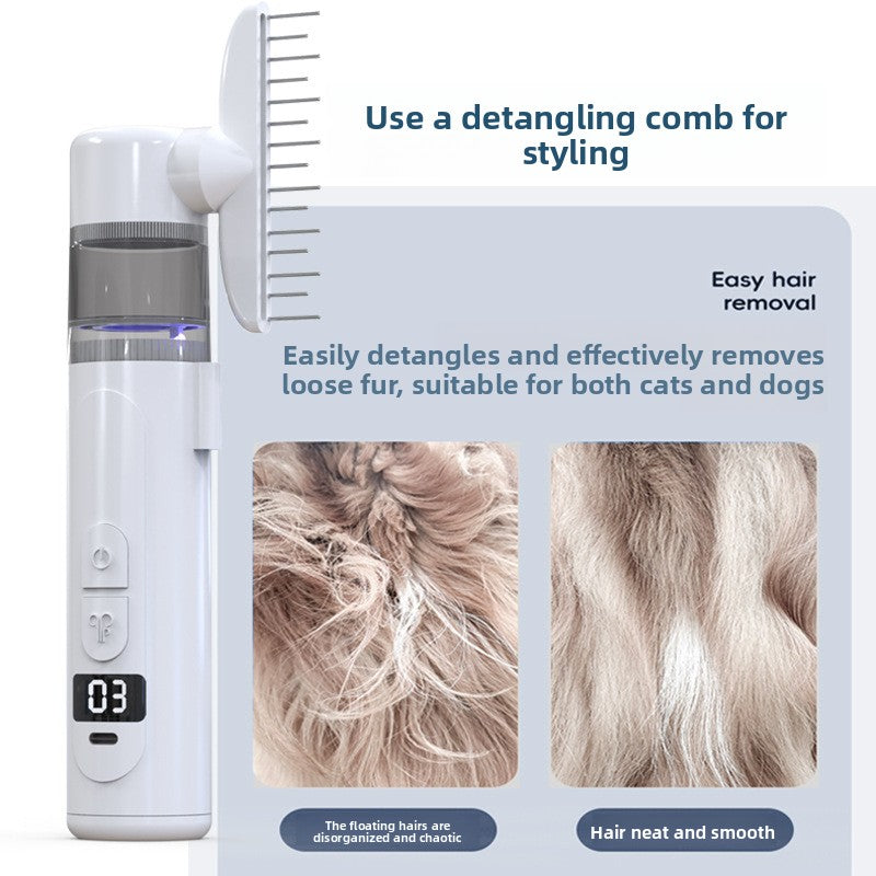 Electric Pet Flea Comb & Hair Detangler for Dogs and Cats