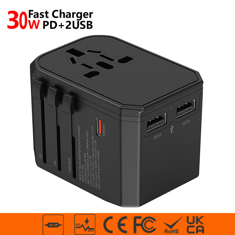 Universal Travel Power Adapter & Voltage Converter – Worldwide