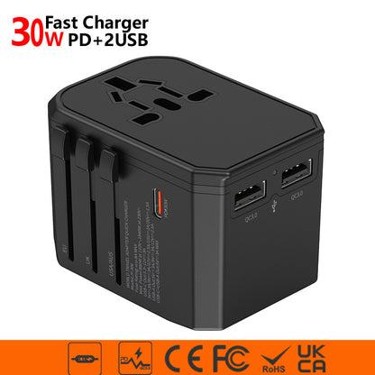 Universal Travel Power Adapter & Voltage Converter – Worldwide