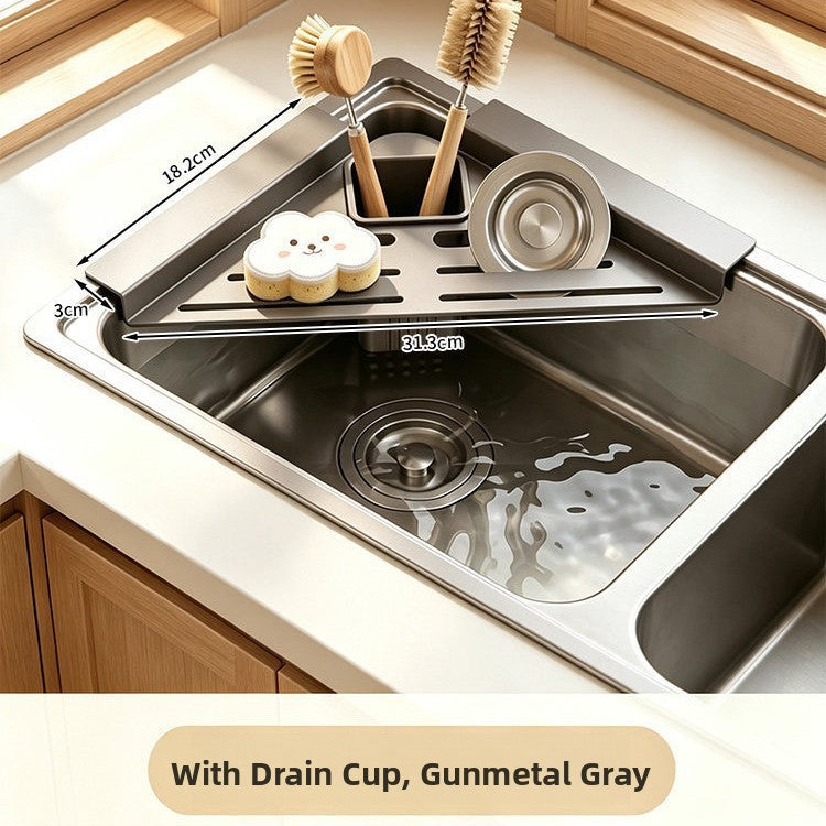 Multifunctional Sink Corner Drainage Rack