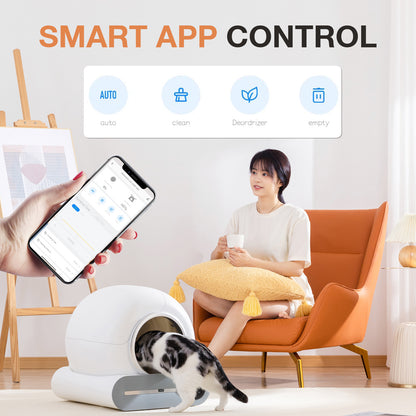Automatic Self Cleaning Cat Litter Box