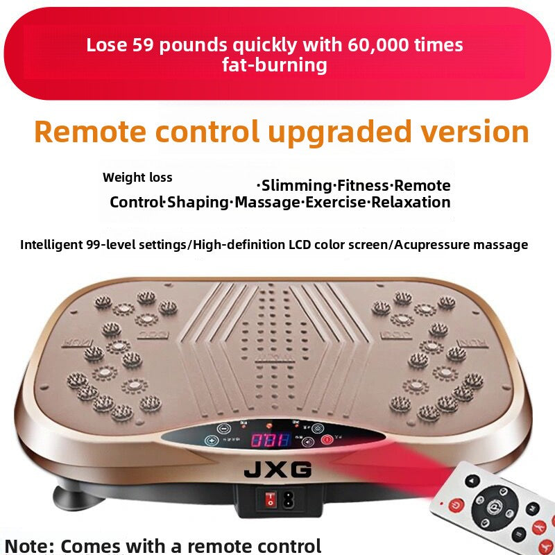 Vibration Plate Fitness Machine — Whole Body Workout | 99 Speed Levels | Remote Control