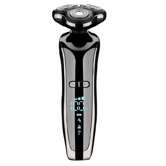 Rechargeable Electric Shaver with Nose Hair Trimmer and Hair Clipper