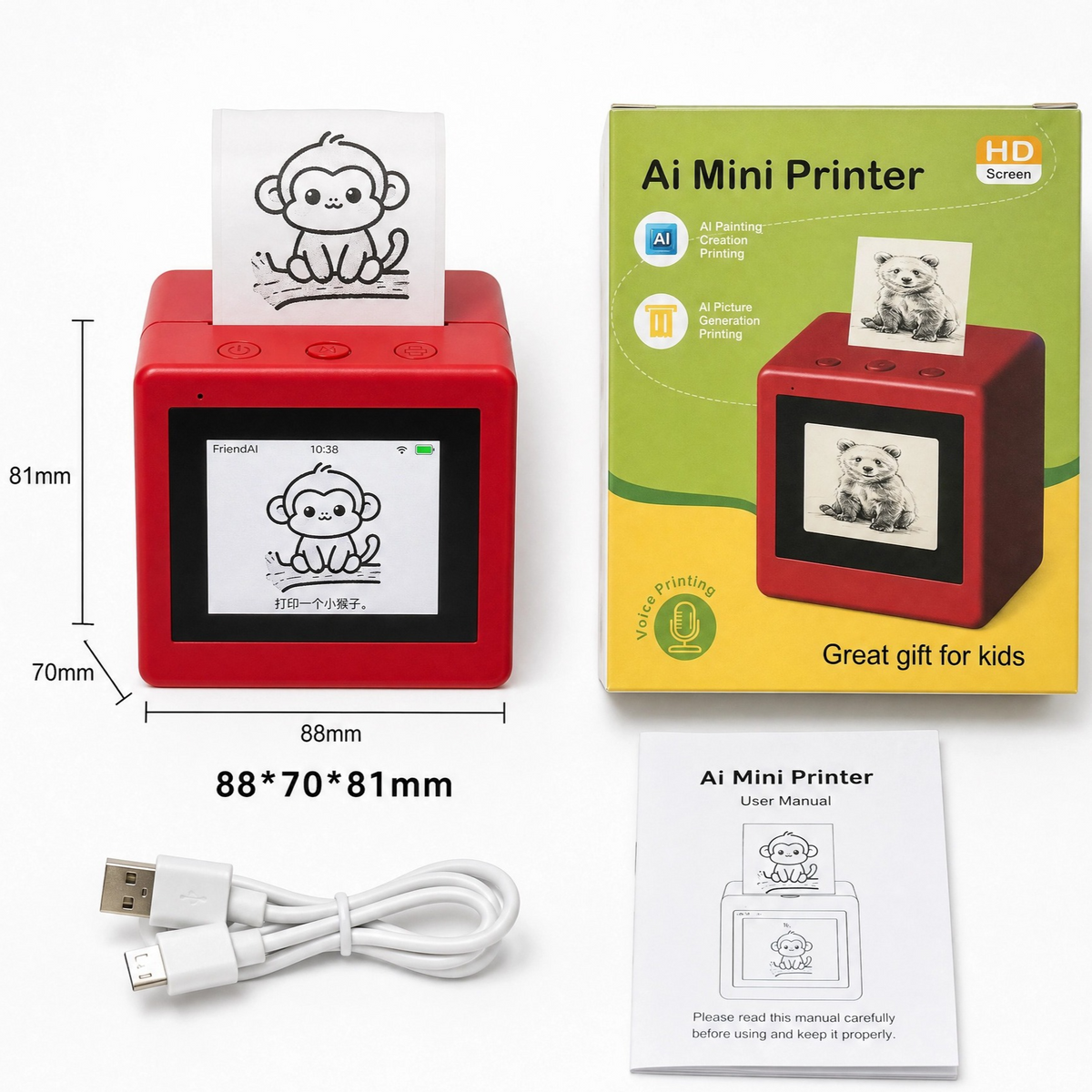 AI Mini Thermal Printer