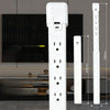 Rotating USB Power Strip with Retractable Extension & Multi-Socket