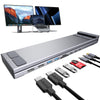9-in-1 USB-C Hub with Dual Screen Support & Laptop Stand