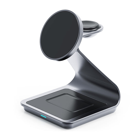 Triple Wireless Charger for Apple Devices with Car Mount