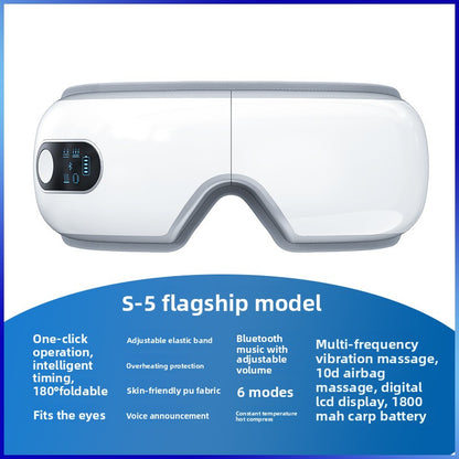 Bluetooth Eye Massager with Hot Compress & Eye Protection