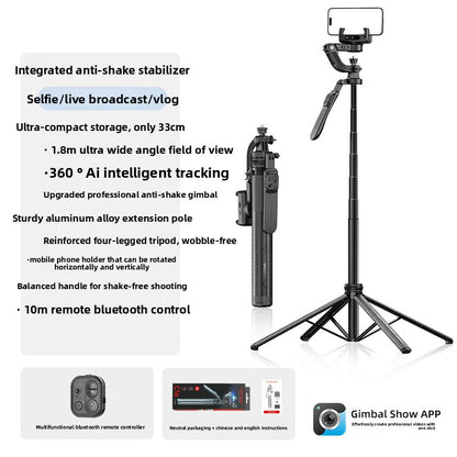 AI Face Tracking Auto Follow Tripod for Smartphones