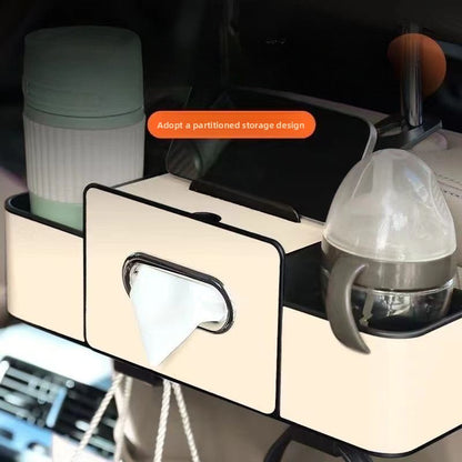 Multifunctional Car Seat Back Storage Organizer with Cup Holder
