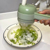 Multifunctional handheld electric vegetable cutter