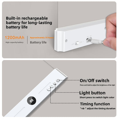 LED Reading Lamp with Stepless Dimming & Eye Protection