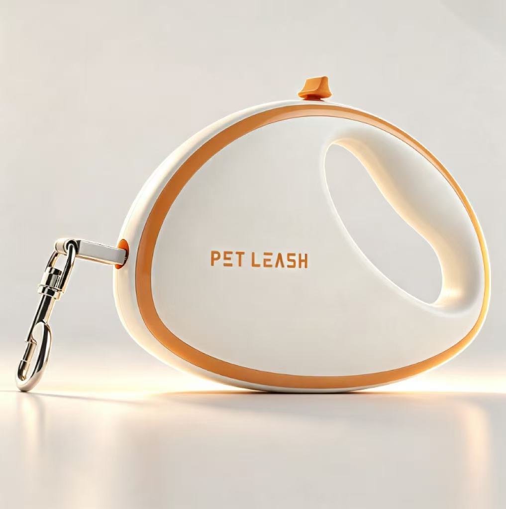 Automatic Retractable Dog Leash with Reflective Rope