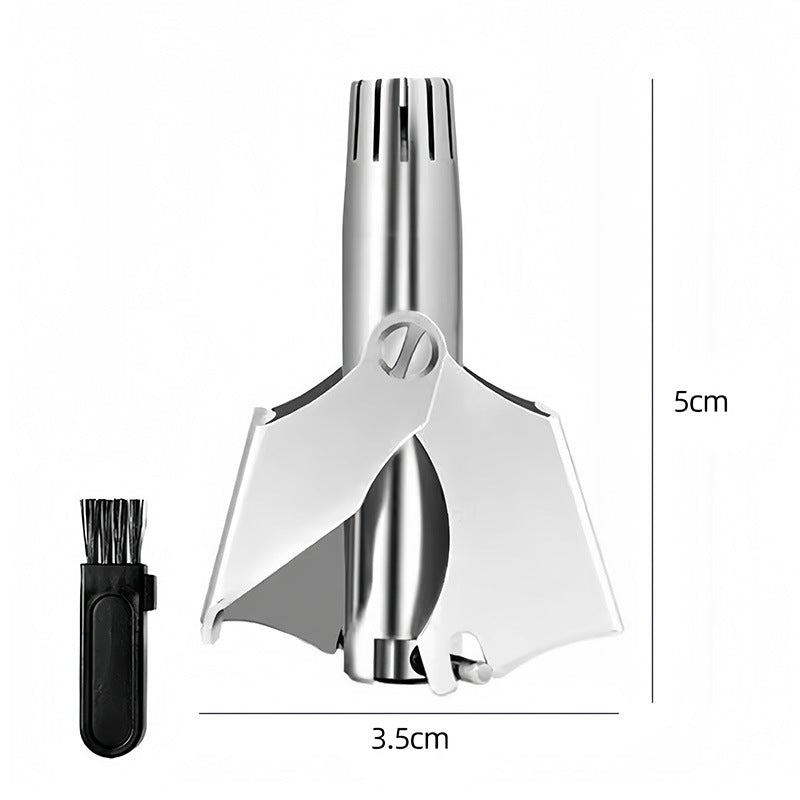 Stainless Steel Manual Nose Hair Trimmer