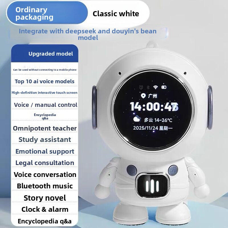 AI Smart Assistant Device — DeepSeek AI | Voice Control | Speaker + Clock + Night Light