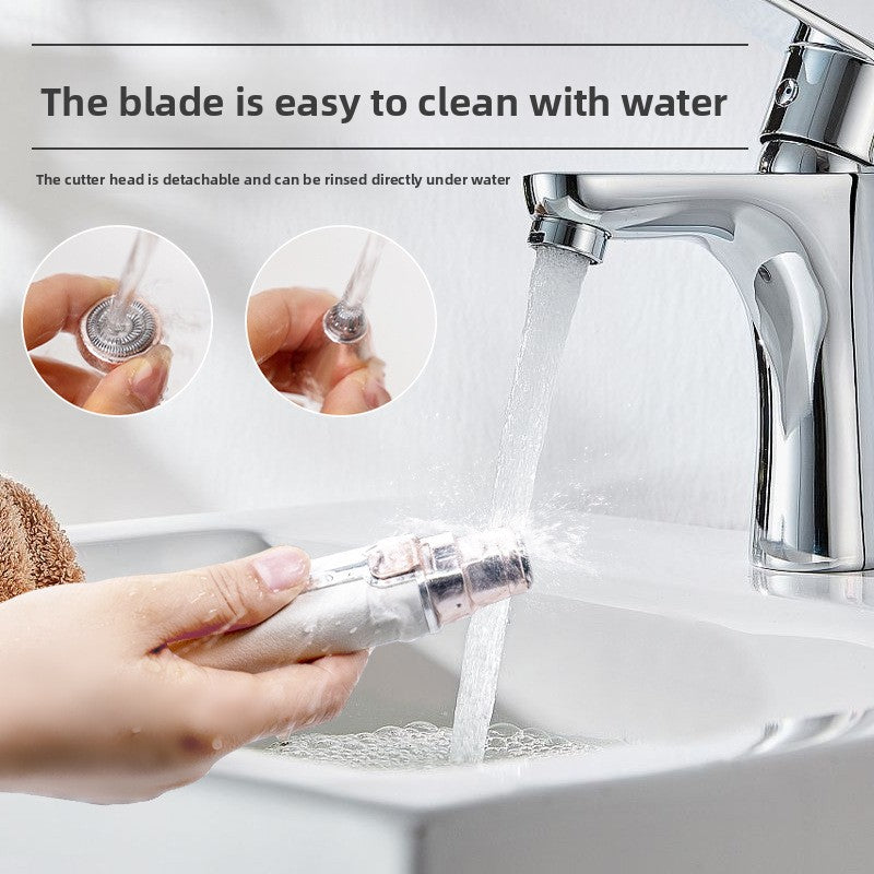 USB Rechargeable Eyebrow & Hair Trimmer for Precise Grooming