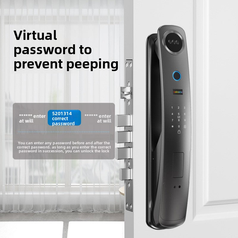 Smart Fingerprint Door Lock with Face Palm Recognition