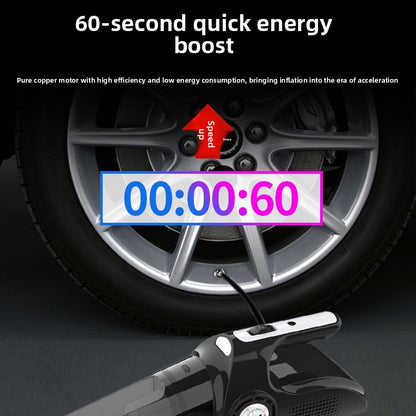 Vehicle-mounted vacuum inflation device