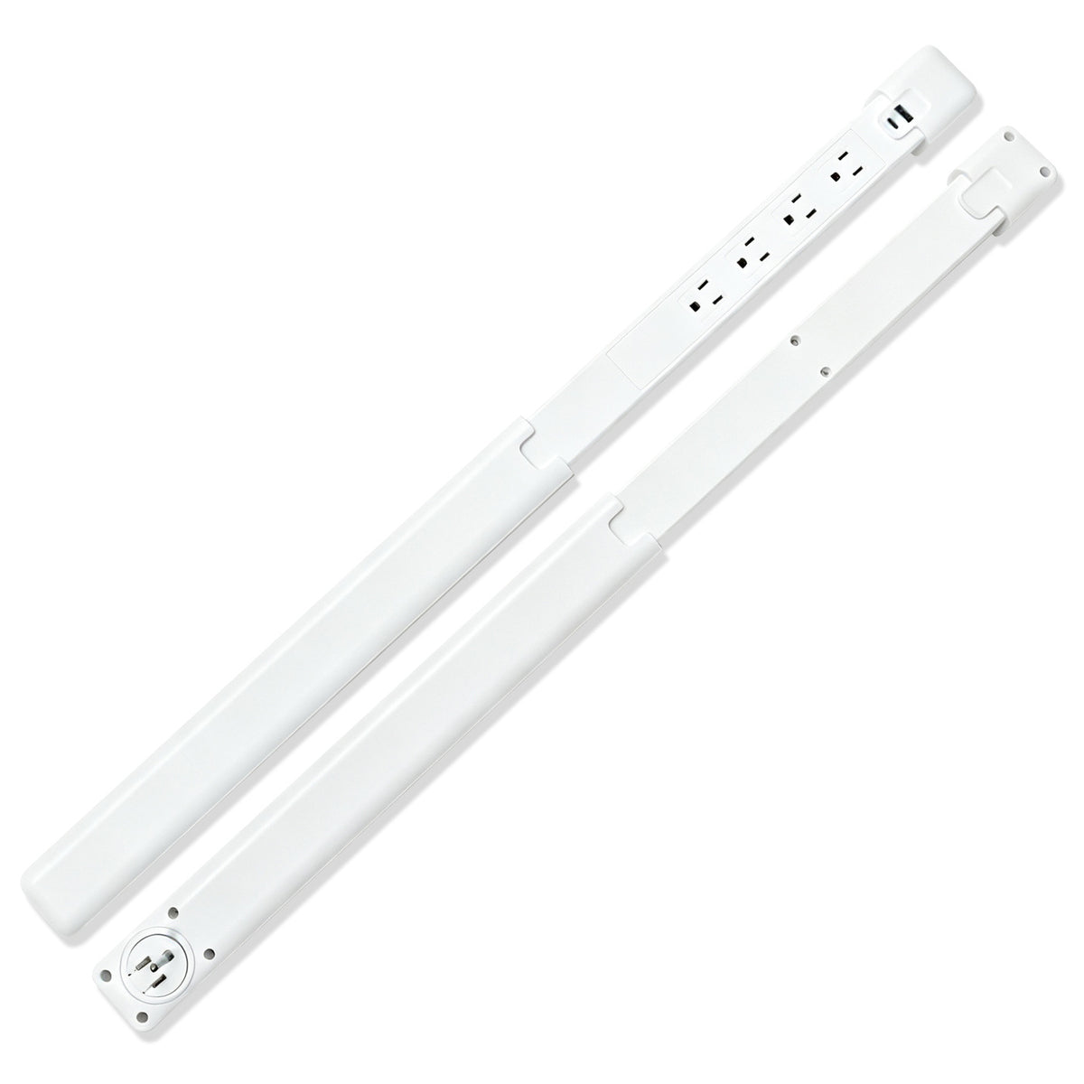Rotating USB Power Strip with Retractable Extension & Multi-Socket