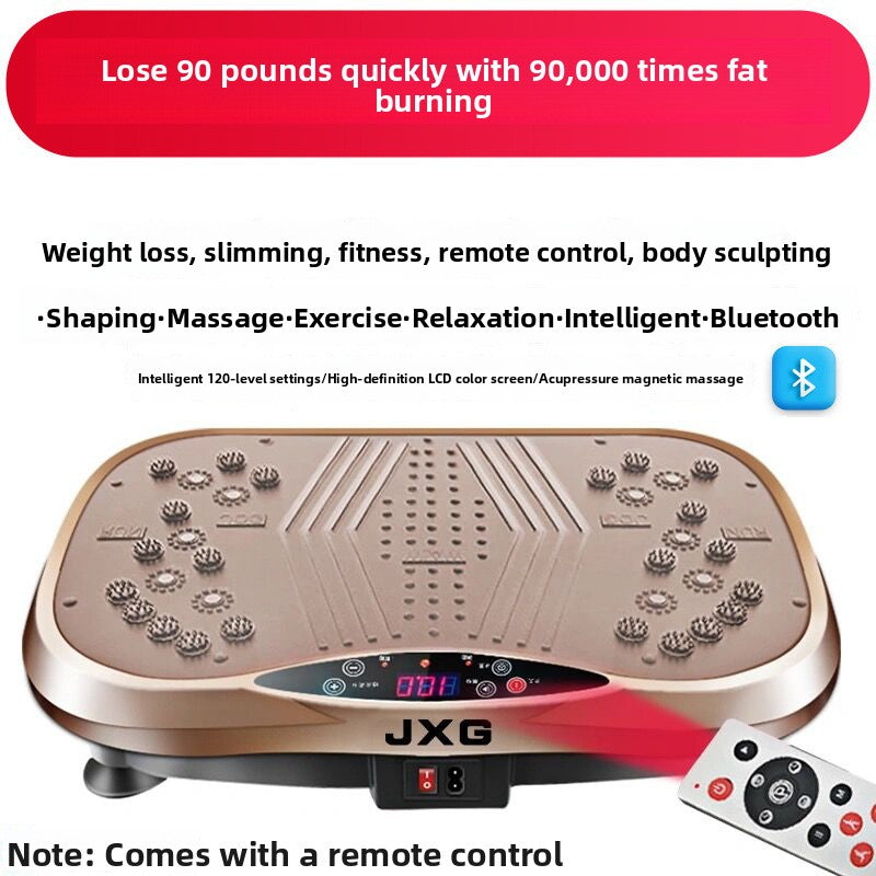 Vibration Plate Fitness Machine — Whole Body Workout | 99 Speed Levels | Remote Control