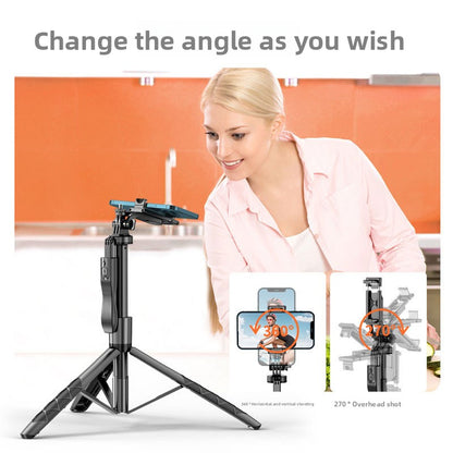 L16 Pro Selfie Stick Tripod – Bluetooth Live Streaming with Fill Light