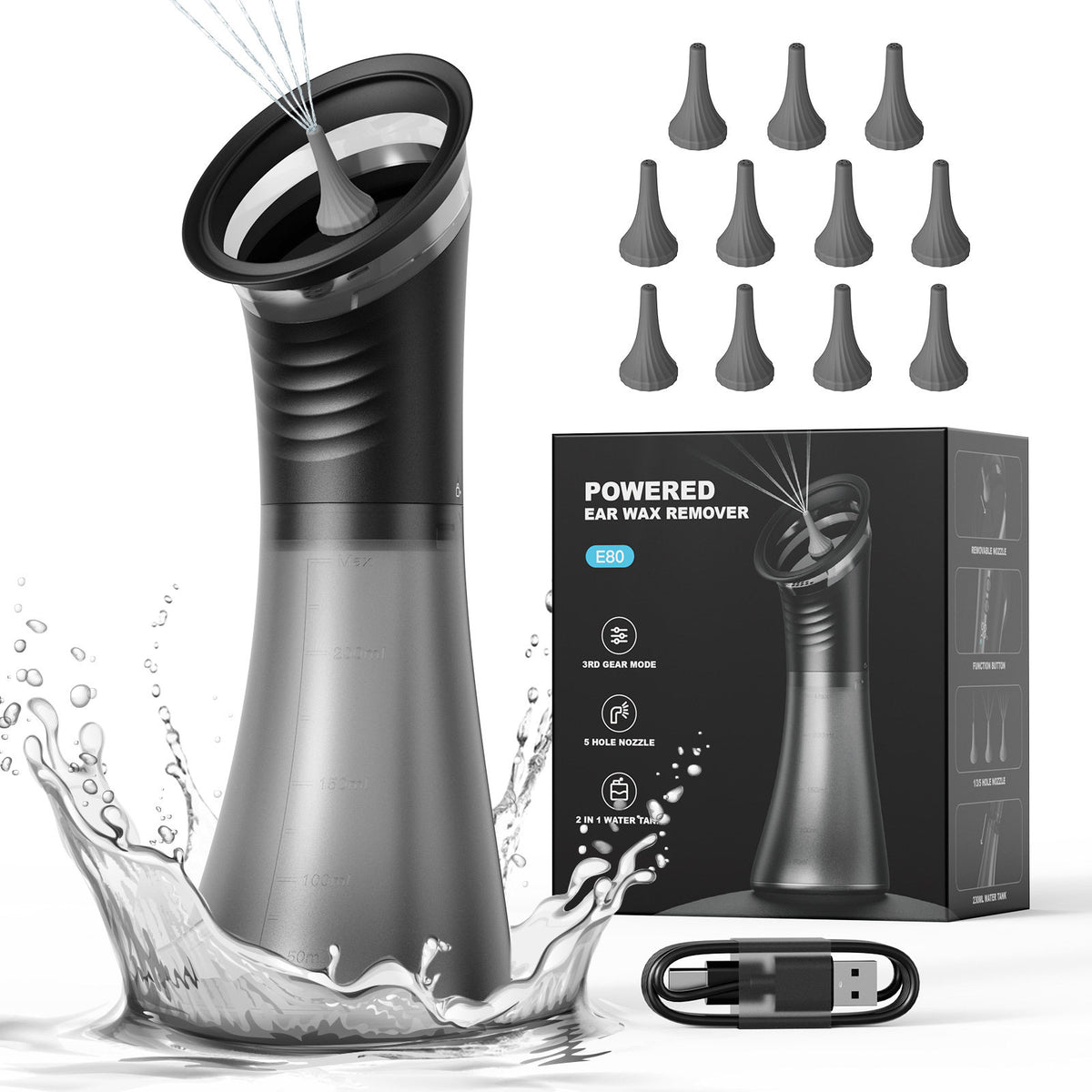 Electric Ear Cleaner with Camera – Safe & Gentle Ear Wax Removal