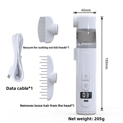 Electric Pet Flea Comb & Hair Detangler for Dogs and Cats
