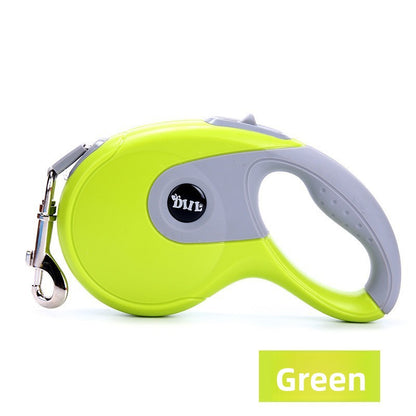 Automatic Retractable Dog Leash with Reflective Rope
