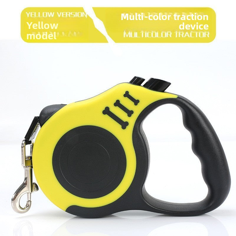 Automatic Retractable Dog Leash with Reflective Rope