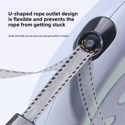 Automatic Retractable Dog Leash with Reflective Rope