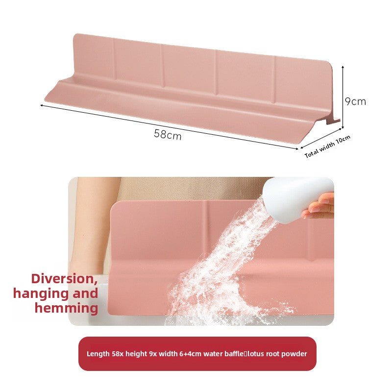 Silicone Sink Splash Guard – Waterproof Kitchen Protector
