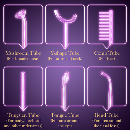 six-piece set high frequency beauty instrument