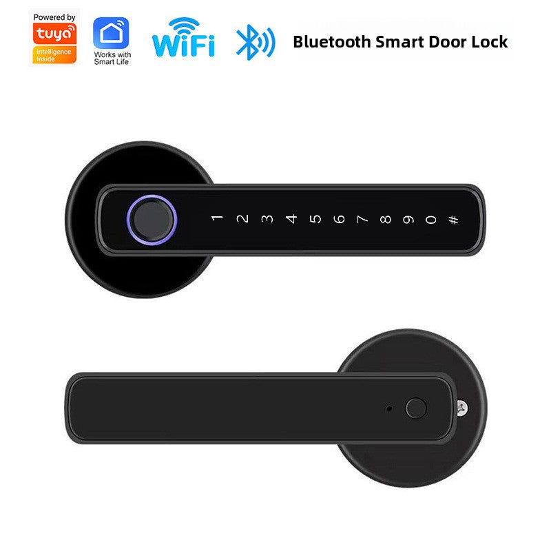 Smart Fingerprint Door Lock with Bluetooth & Key Access