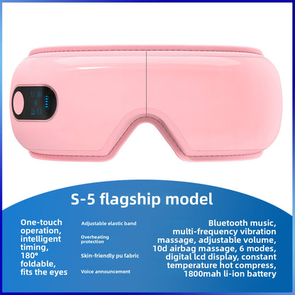 Bluetooth Eye Massager with Hot Compress & Eye Protection