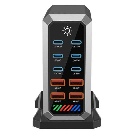 High-power desktop charging station