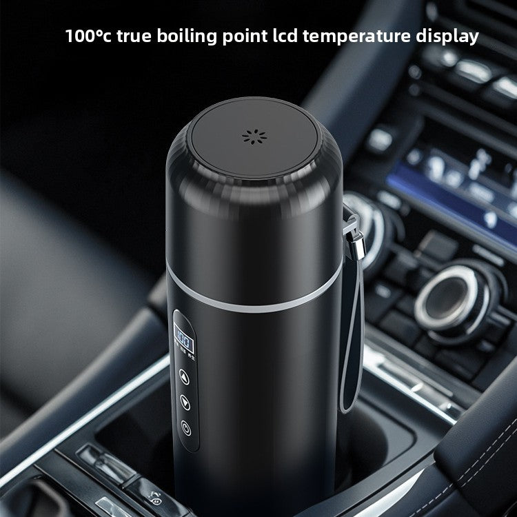 Car-Mounted Electric Water Bottle with Boiling Function