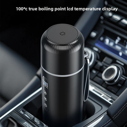 Car-Mounted Electric Water Bottle with Boiling Function
