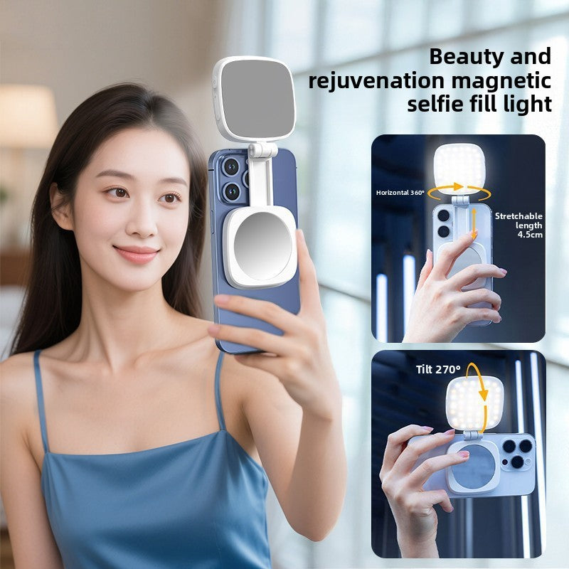 Phone Fill Light with Mirror