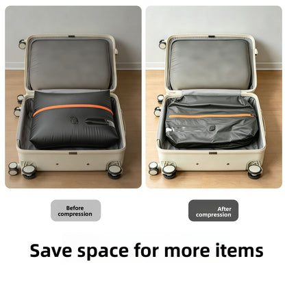 Rechargeable Auto Compression Travel Bag – Space-Saving Luggage