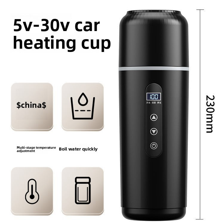 Car-Mounted Electric Water Bottle with Boiling Function
