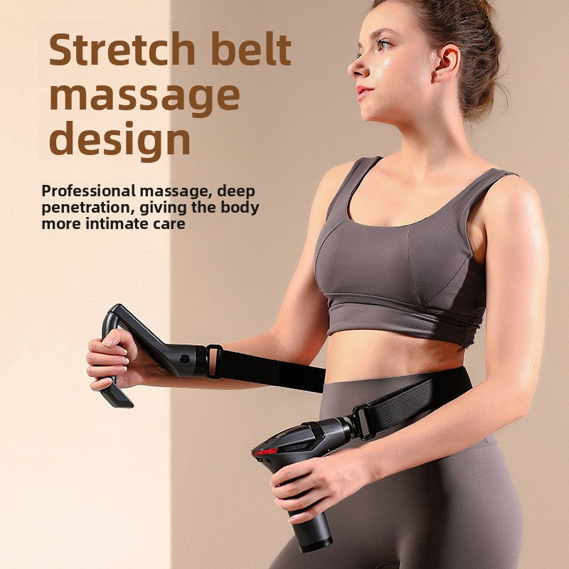 Detachable Handle Silent Fascia Gun with Vibration Massage