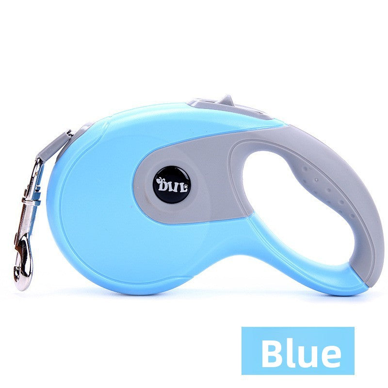 Automatic Retractable Dog Leash with Reflective Rope