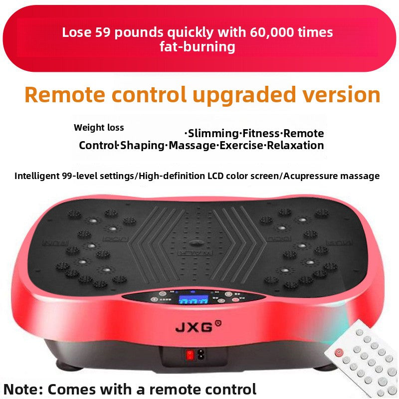 Vibration Plate Fitness Machine — Whole Body Workout | 99 Speed Levels | Remote Control