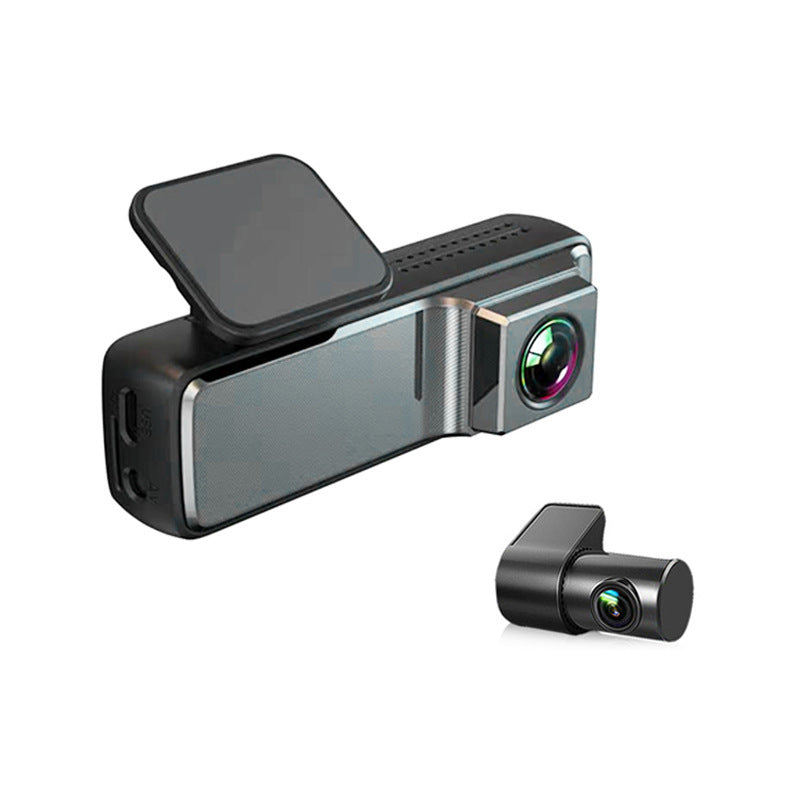 Dual Lens Car Dash Camera with Wi-Fi