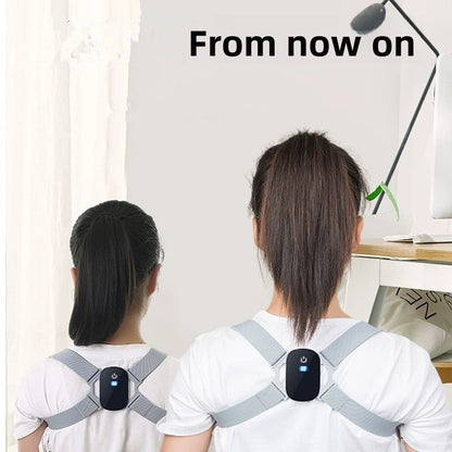 Smart Posture Corrector with Vibration Feedback — AI Sensor | Back Support | USB-C