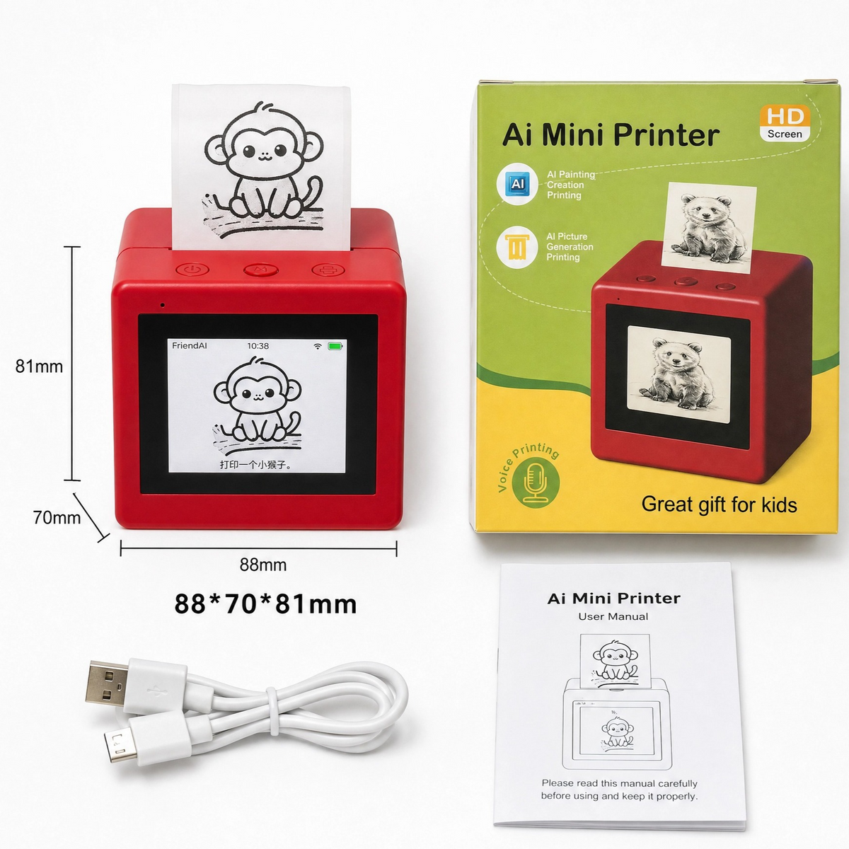 AI Mini Thermal Printer